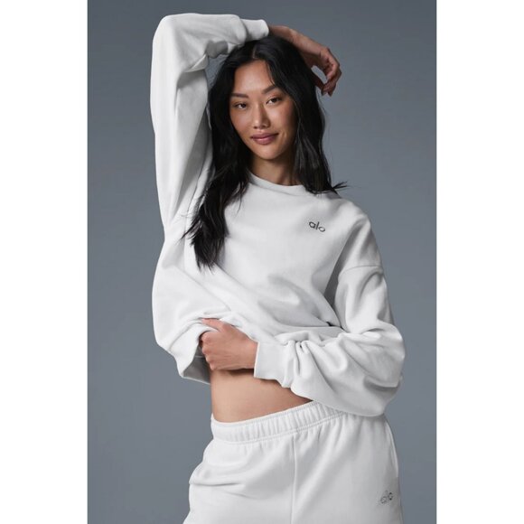 NWT Alo Yoga Accolade Crew Neck Pullover Size Medium - Picture 5 of 10